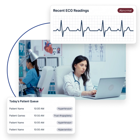 Manage cardiology records and workflows with BackBone HMS for efficient patient care.