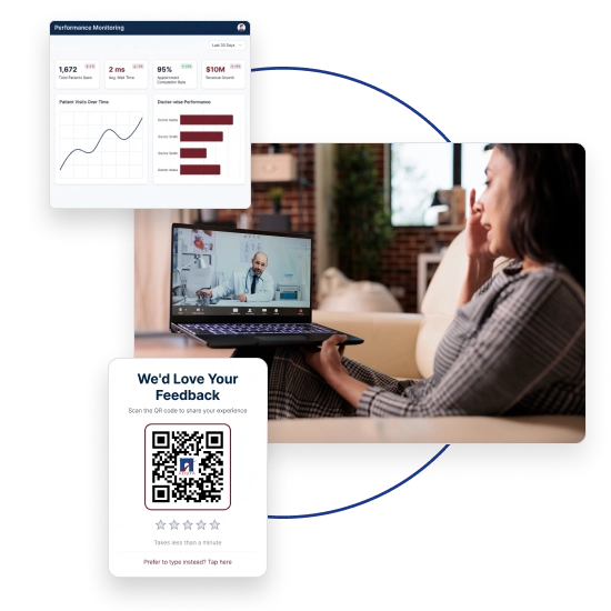 Collect and manage patient feedback with BackBone HMS to improve healthcare service quality.
