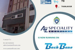 AtoZ SPECIALITY HOSPITAL IS NOW RUNNING ON BACKBONE HIS