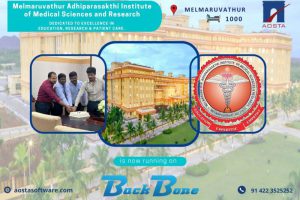 MELMARUVATHUR ADHIPARASAKTHI INSTITUTE OF MEDICAL SCIENCES AND RESEARCH, MELMARUVATHUR IS NOW RUNNING ON BACKBONE HIS.