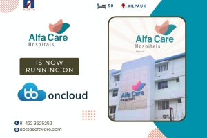 ALFACARE HOSPITAL, CHENNAI IS NOW RUNNING ON BACKBONE HIS.