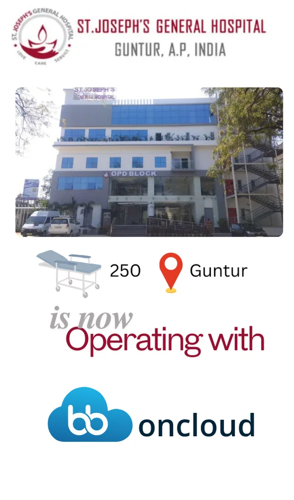 Aosta software's client st. joseph general hospital guntur