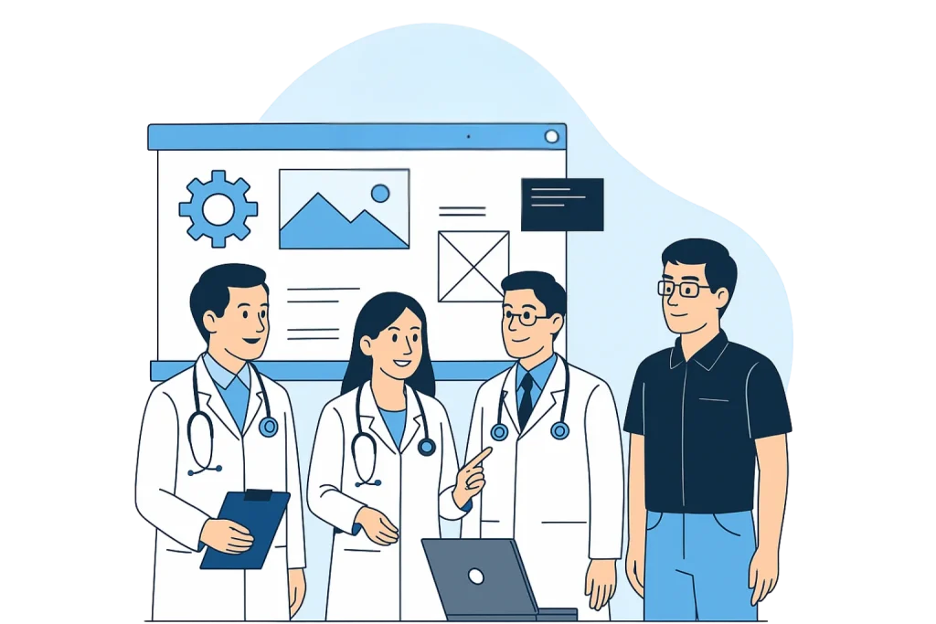 Aosta hospital information management system